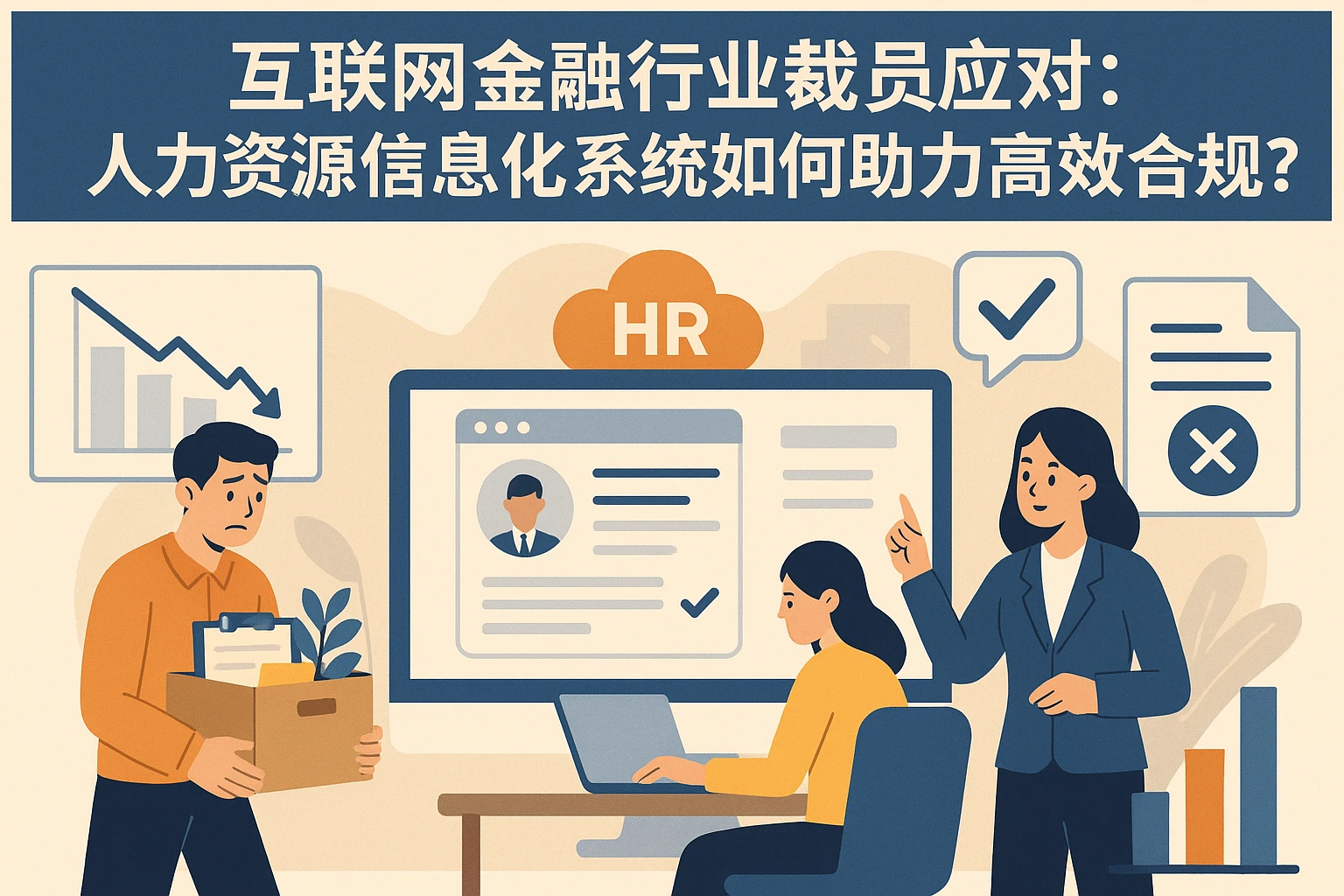 互联网金融行业裁员应对：人力资源信息化系统如何助力高效合规？