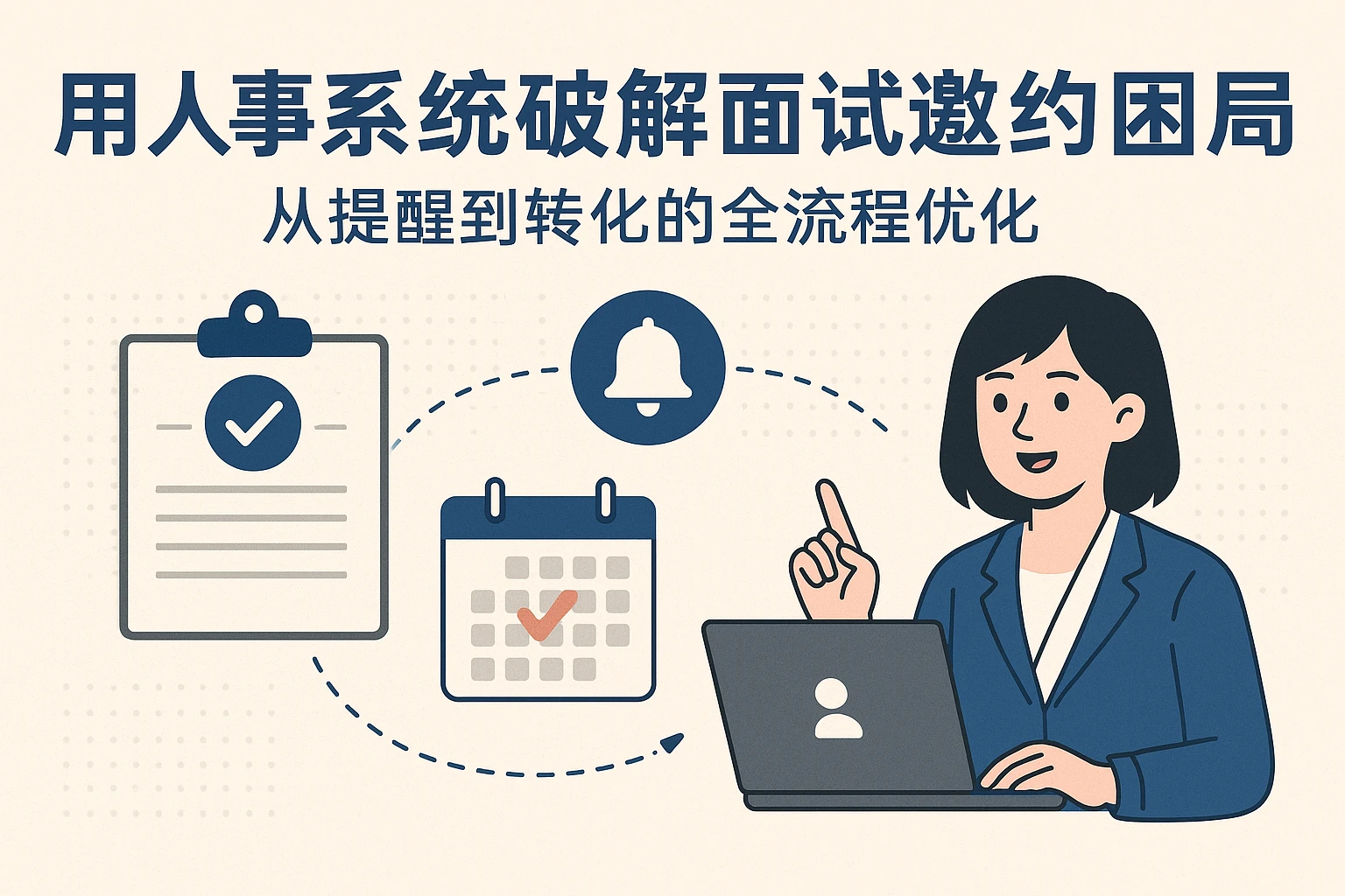 用人事系统破解面试邀约困局：从提醒到转化的全流程优化