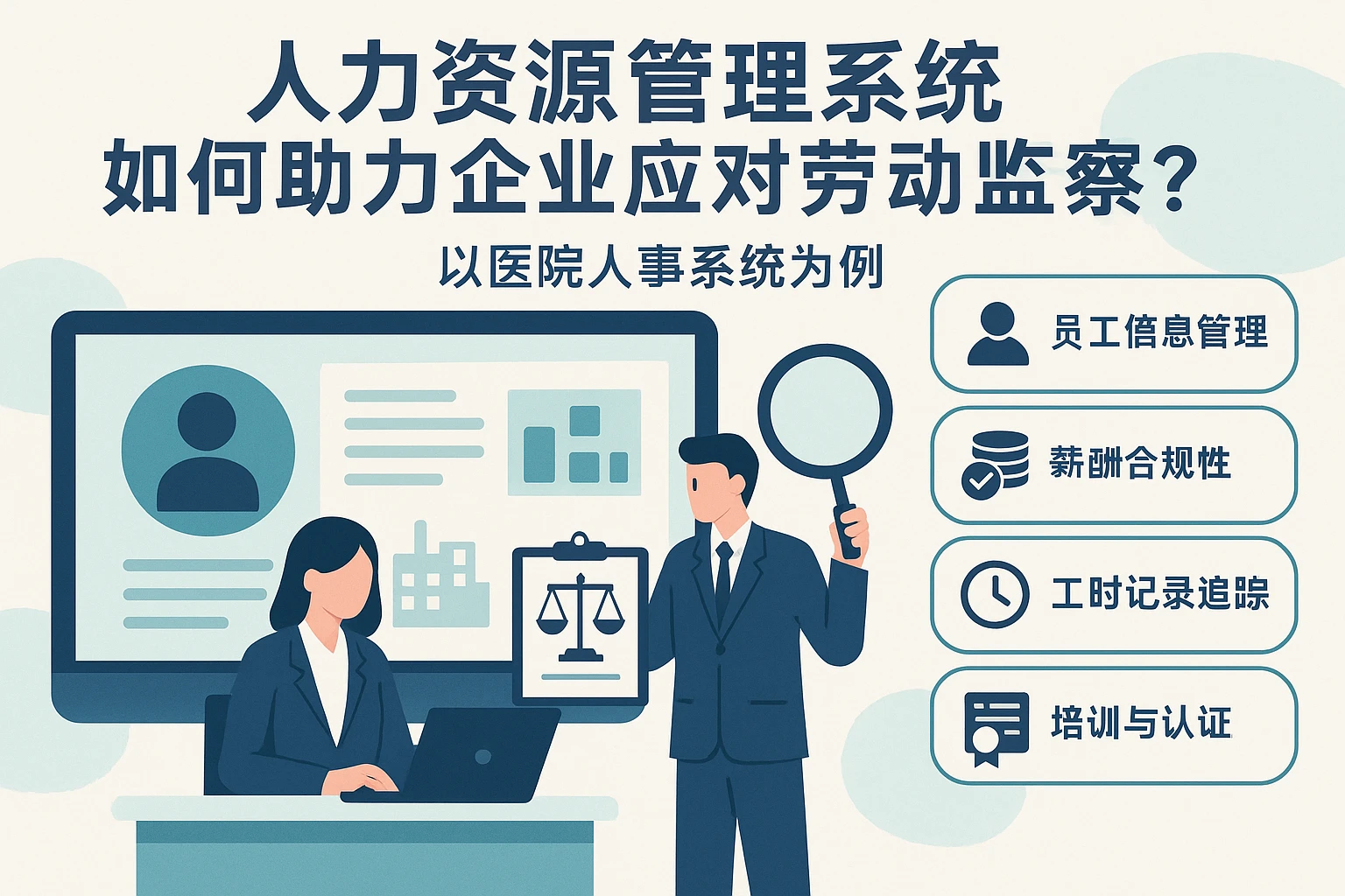人力资源管理系统如何助力企业应对劳动监察？以医院人事系统为例