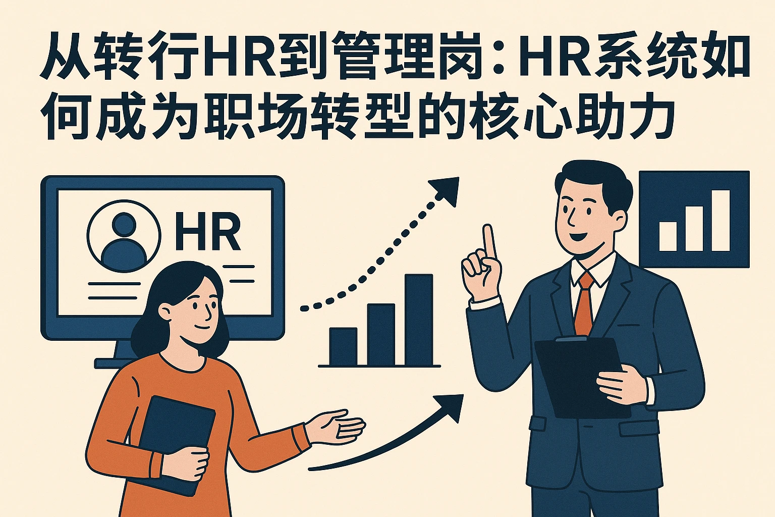 从转行HR到管理岗：HR系统如何成为职场转型的核心助力