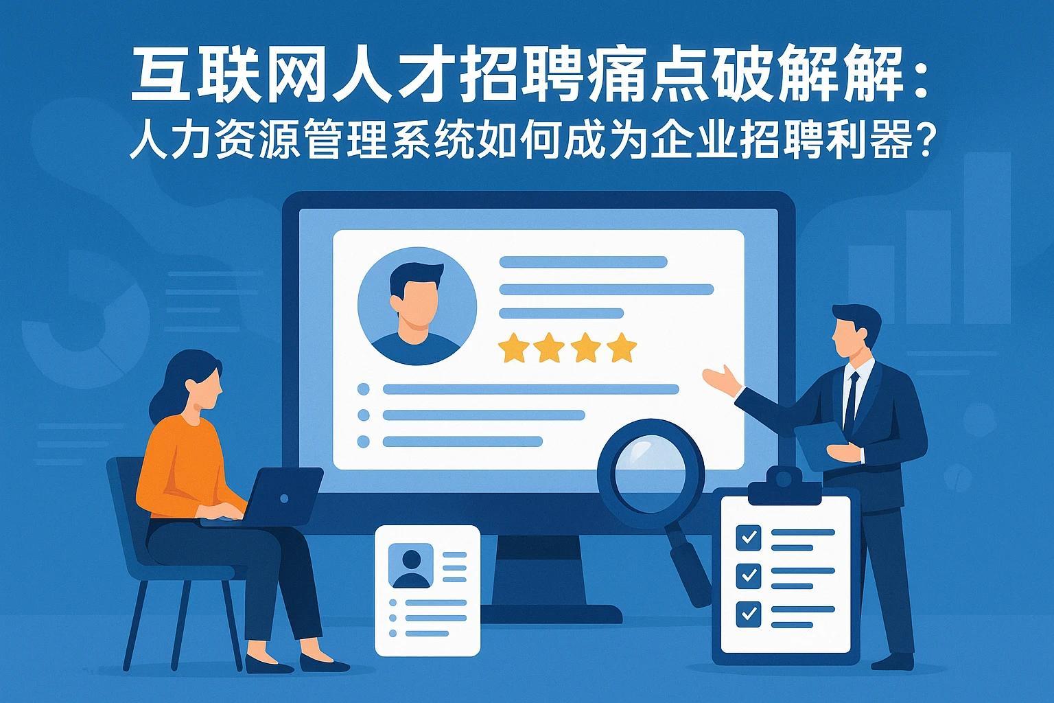 互联网人才招聘痛点破解：人力资源管理系统如何成为企业招聘利器？