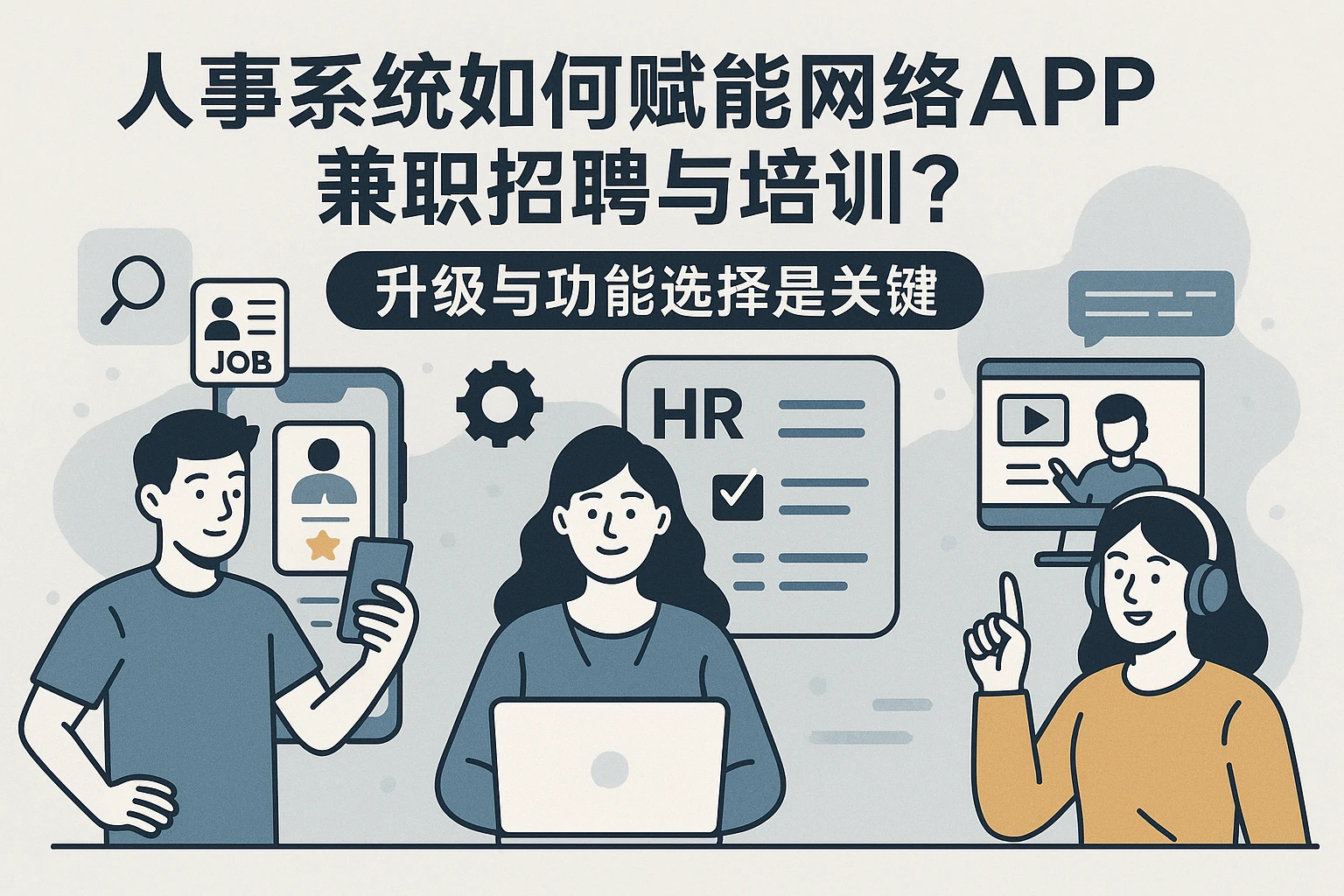 人事系统如何赋能网络APP兼职招聘与培训？升级与功能选择是关键