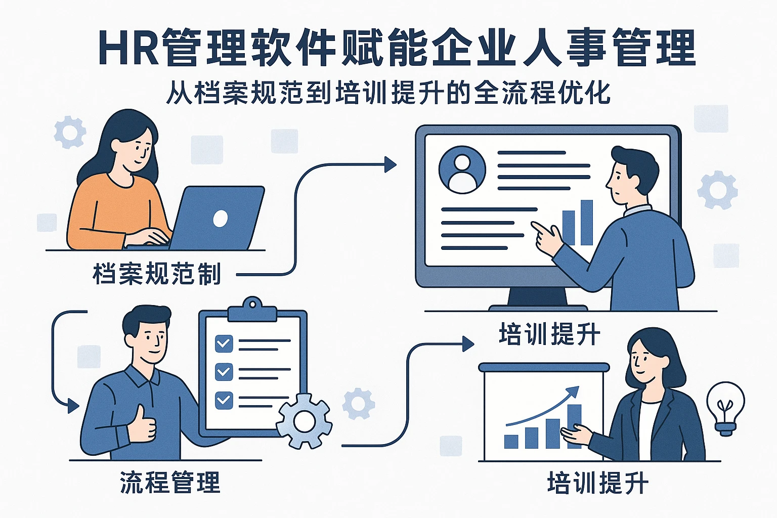 HR管理软件赋能企业人事管理：从档案规范到培训提升的全流程优化