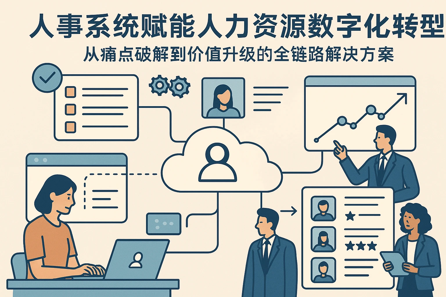 人事系统赋能人力资源数字化转型：从痛点破解到价值升级的全链路解决方案