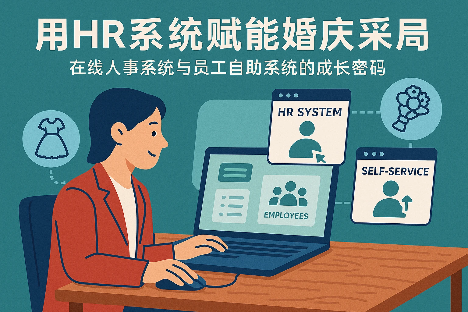 用HR系统赋能婚庆采购员：在线人事系统与员工自助系统的成长密码