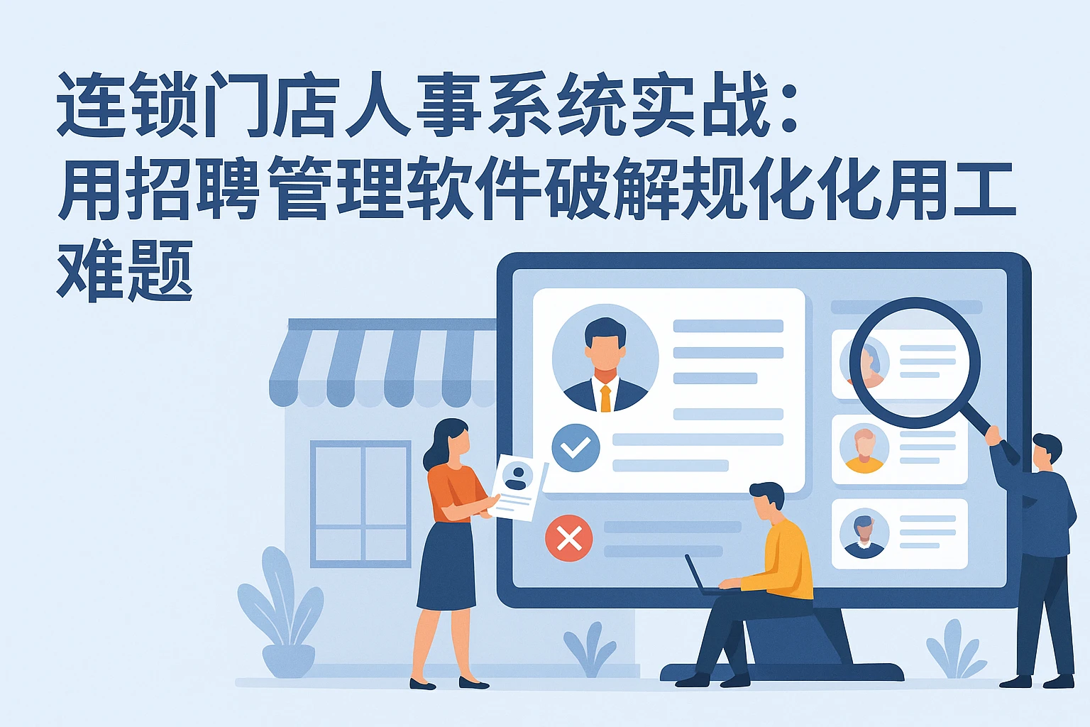 连锁门店人事系统实战：用招聘管理软件破解规模化用工难题