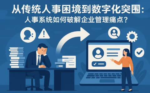 从传统人事困境到数字化突围：人事系统如何破解企业管理痛点？