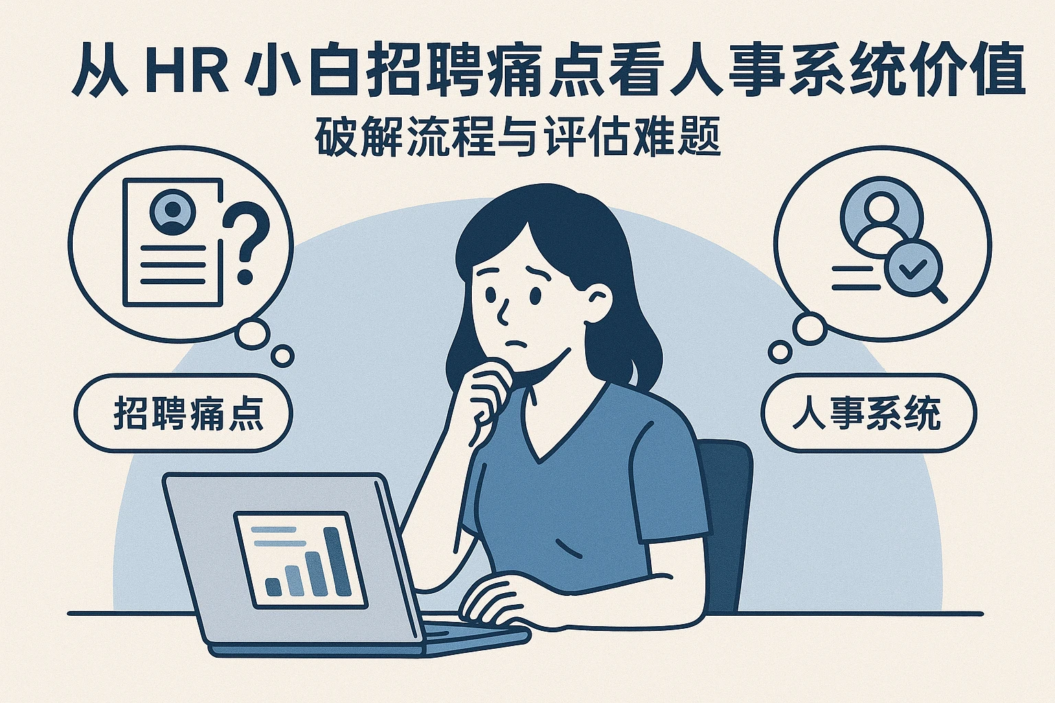 从HR小白招聘痛点看人事系统价值：破解流程与评估难题