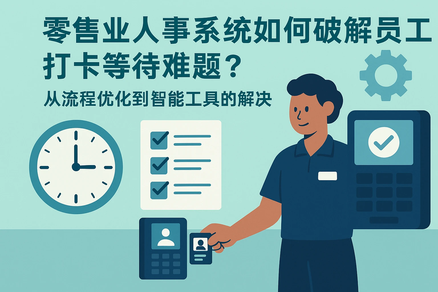 零售业人事系统如何破解员工打卡等待难题？——从流程优化到智能工具的解决方案