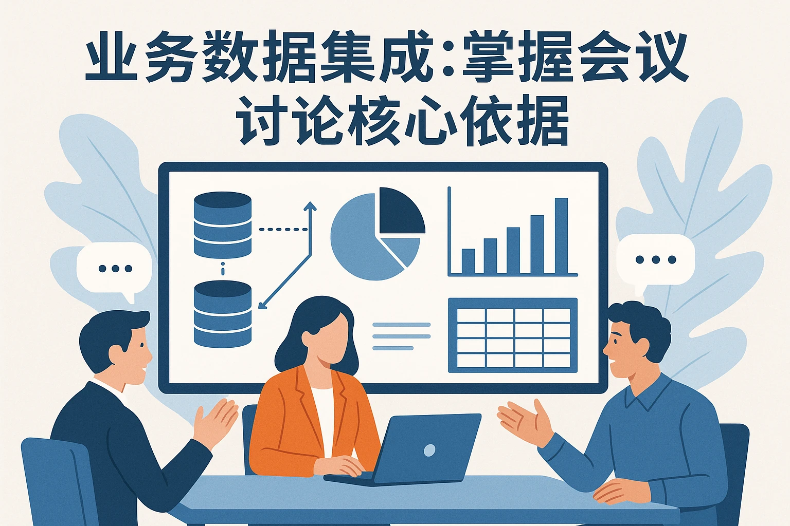 2. 业务数据集成：掌握会议讨论的核心依据