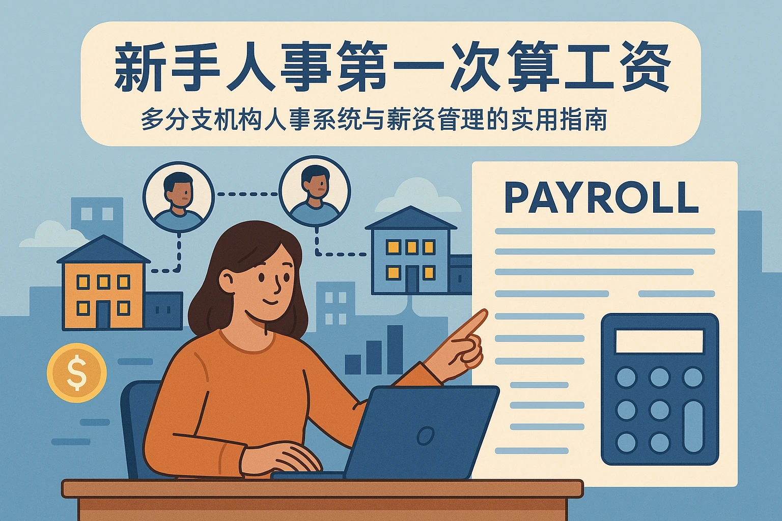 新手人事第一次算工资：多分支机构人事系统与薪资管理的实用指南