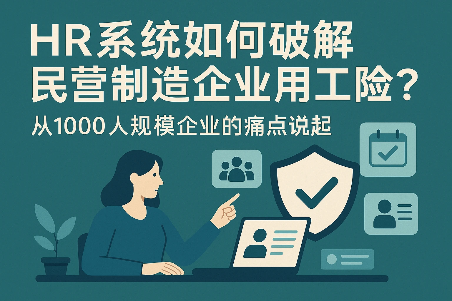 HR系统如何破解民营制造企业用工风险？从1000人规模企业的痛点说起