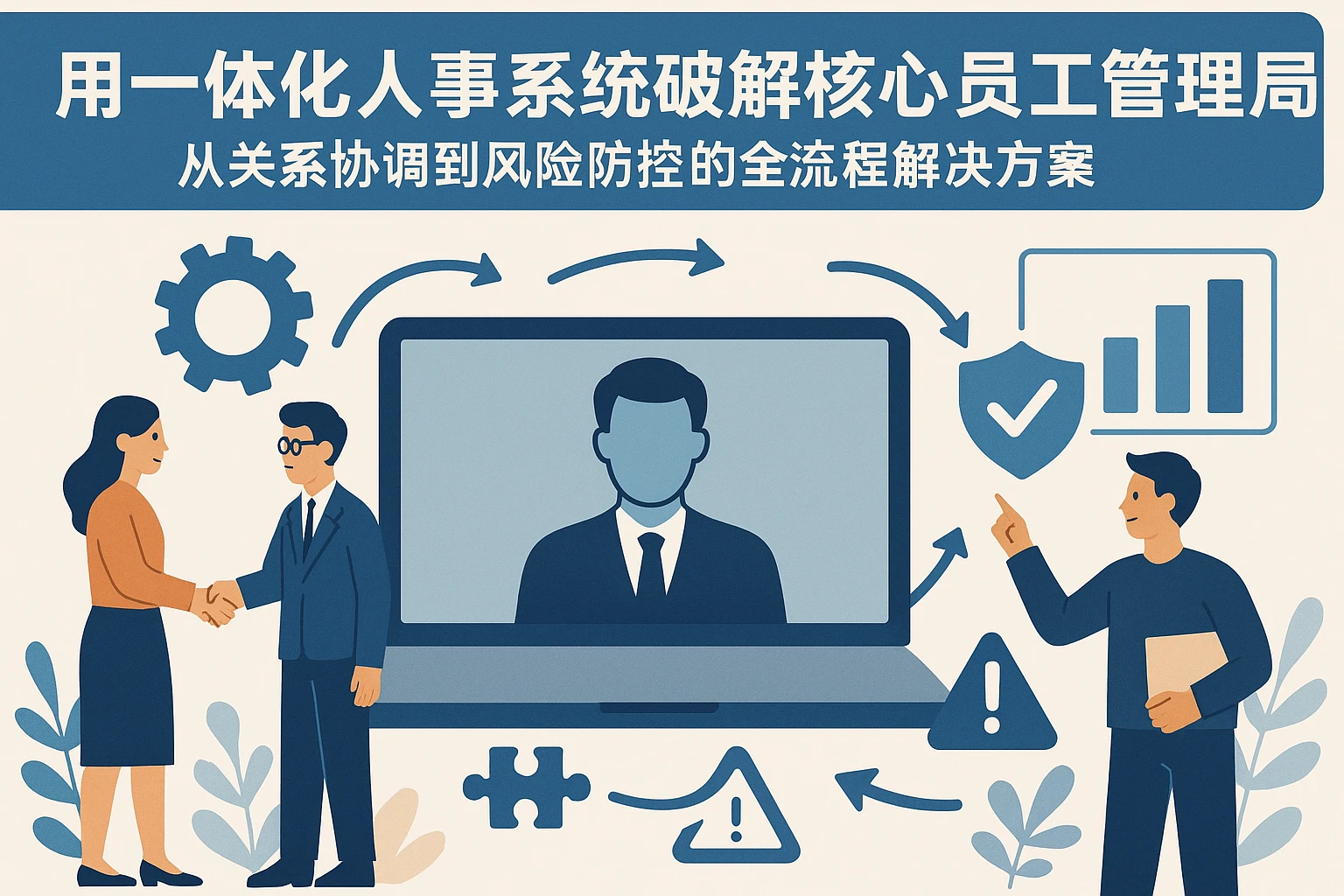 用一体化人事系统破解核心员工管理困局：从关系协调到风险防控的全流程解决方案