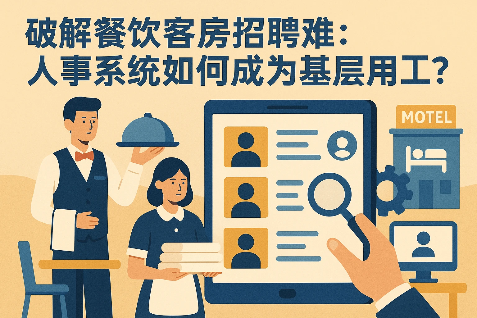 破解餐饮客房招聘难：人事系统如何成为基层用工新引擎？