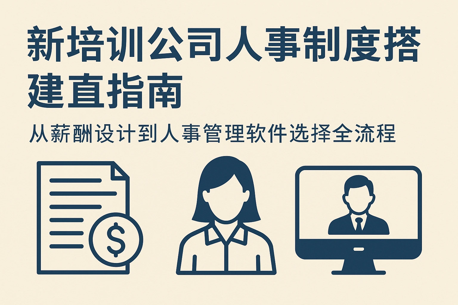 新培训公司人事制度搭建指南：从薪酬设计到人事管理软件选择全流程