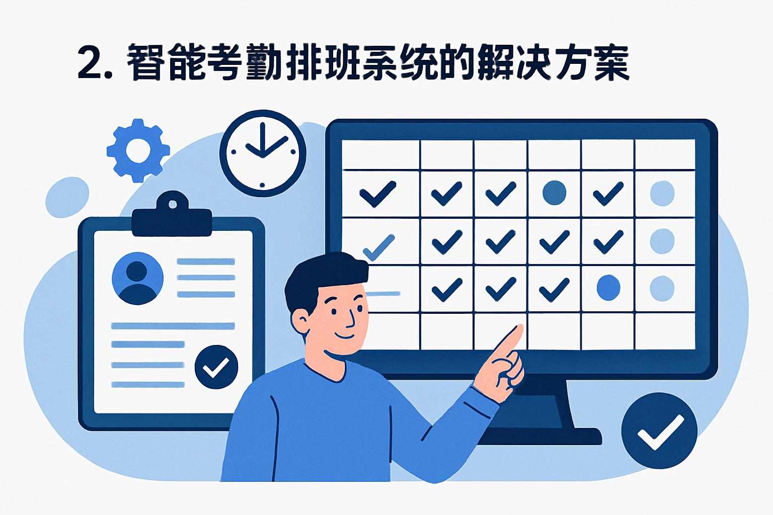 2. 智能考勤排班系统的解决方案
