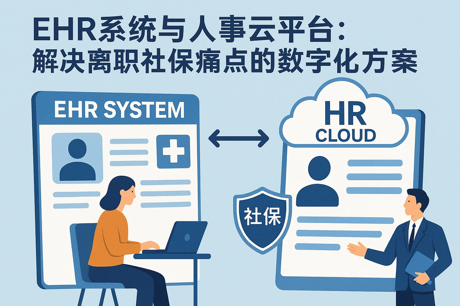EHR系统与人事云平台：解决离职社保痛点的数字化方案