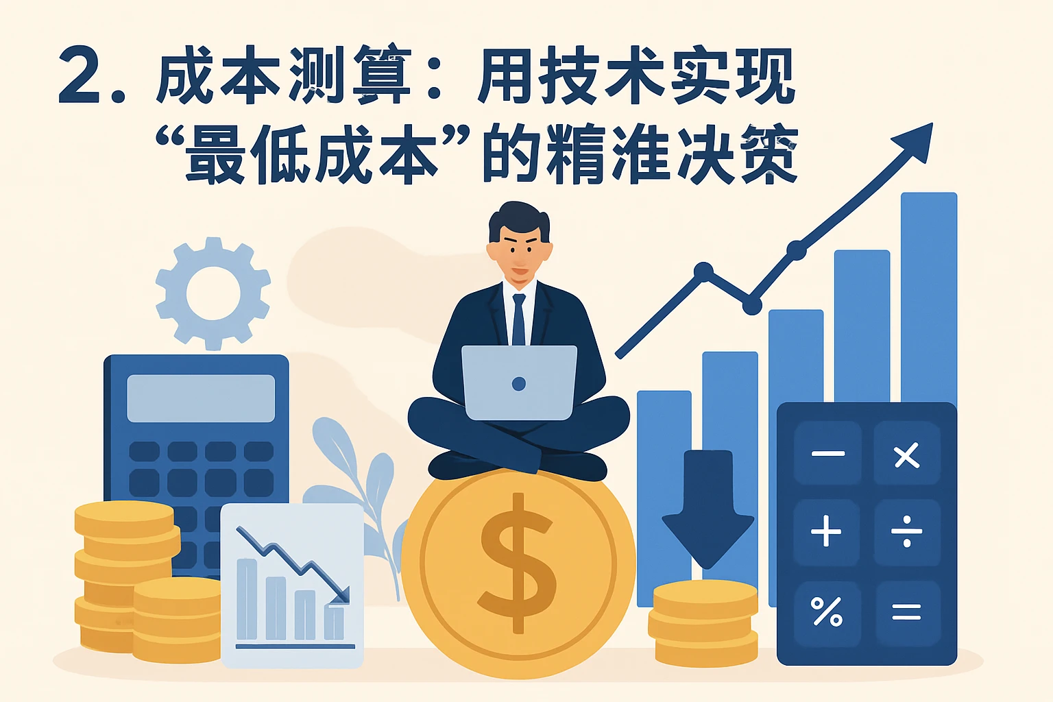 2. 成本测算：用技术实现“最低成本”的精准决策