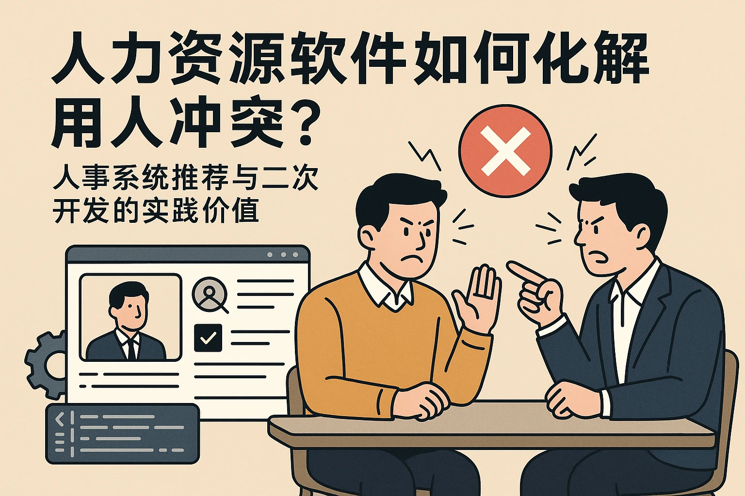 人力资源软件如何化解用人冲突？人事系统推荐与二次开发的实践价值