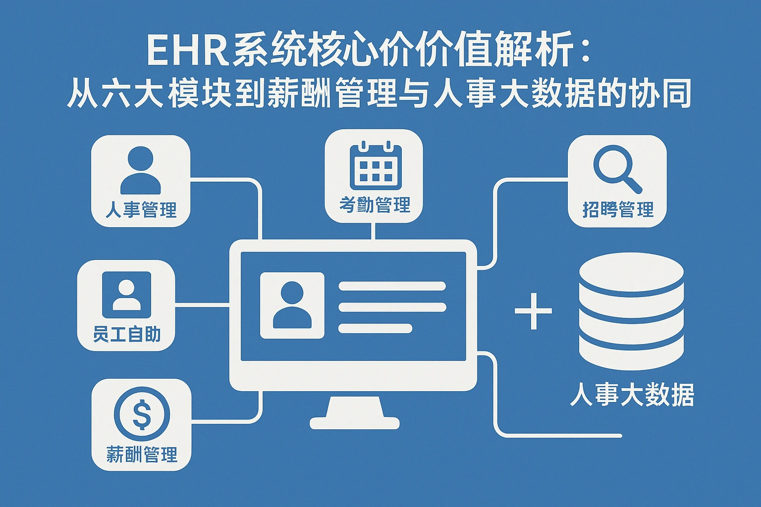 EHR系统核心价值解析：从六大模块到薪酬管理与人事大数据的协同
