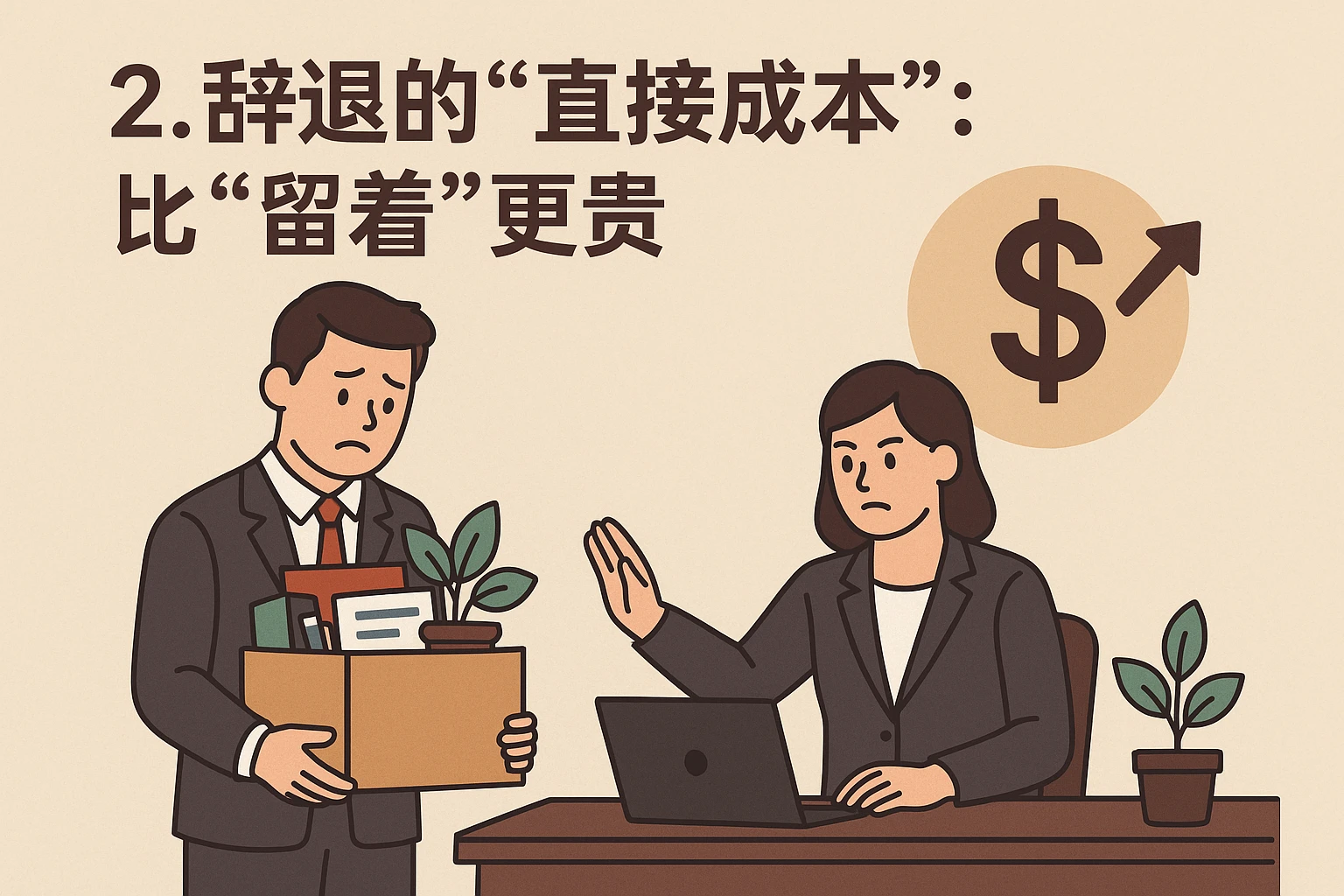 2. 辞退的“直接成本”：比“留着”更贵