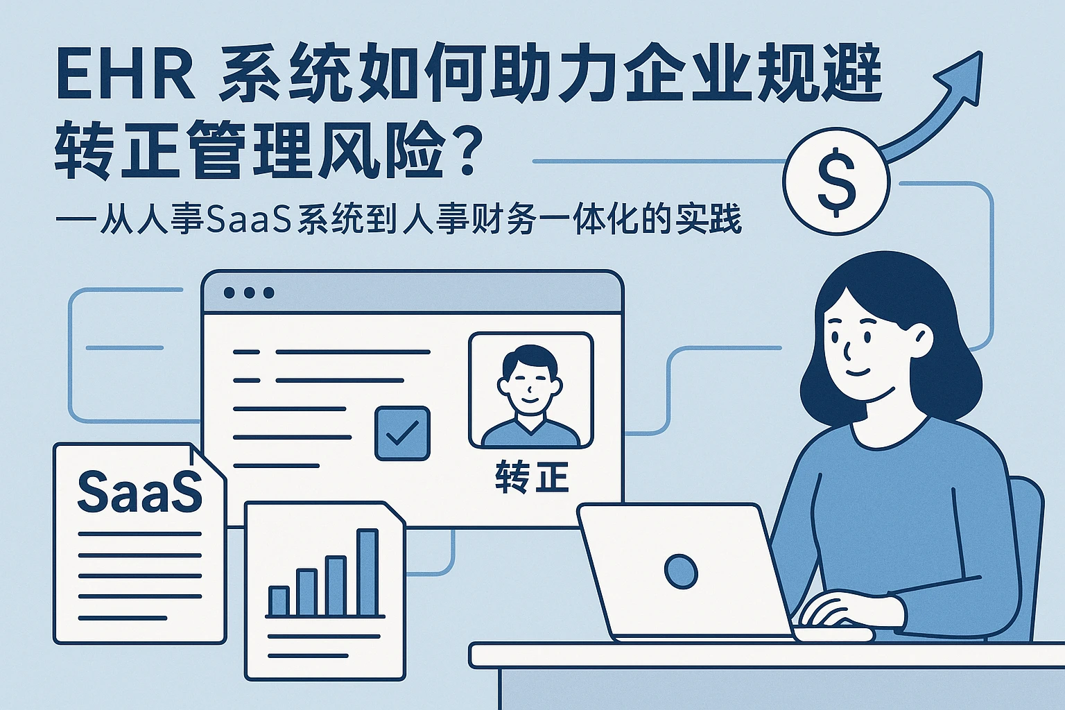 EHR系统如何助力企业规避转正管理风险？——从人事SaaS系统到人事财务一体化的实践