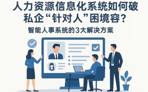 人力资源信息化系统如何破解私企“针对人”困境？智能人事系统的3大解决方案