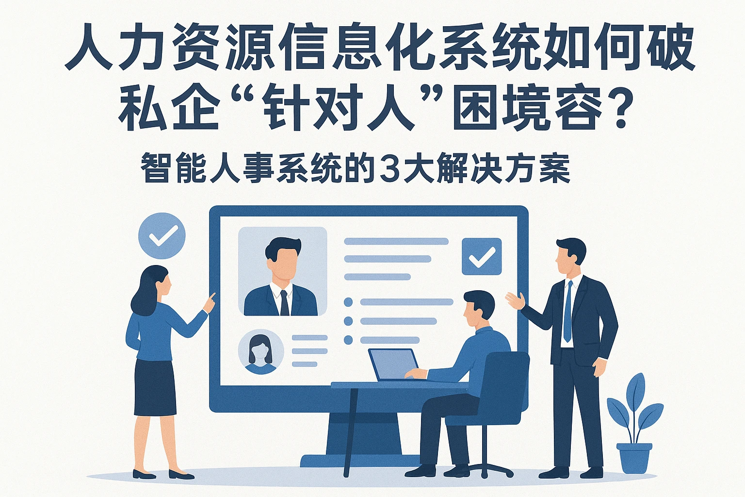 人力资源信息化系统如何破解私企“针对人”困境？智能人事系统的3大解决方案