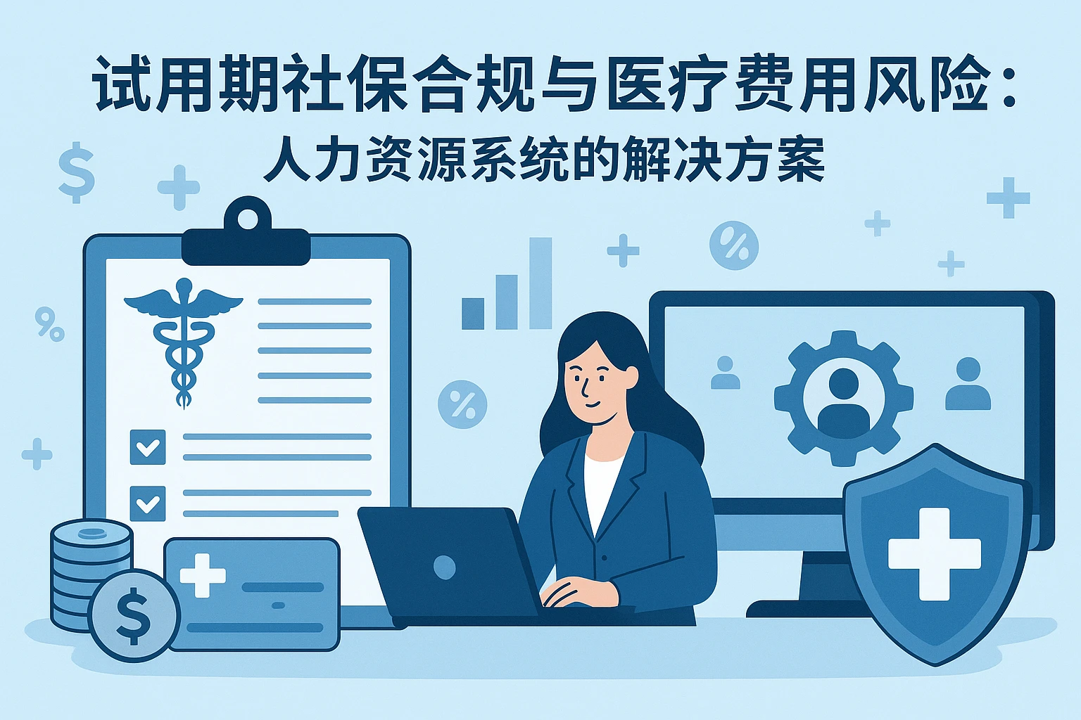 试用期社保合规与医疗费用风险：人力资源系统的解决方案