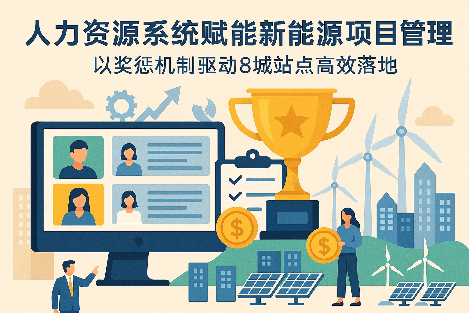 人力资源系统赋能新能源项目管理：以奖惩机制驱动8城站点高效落地