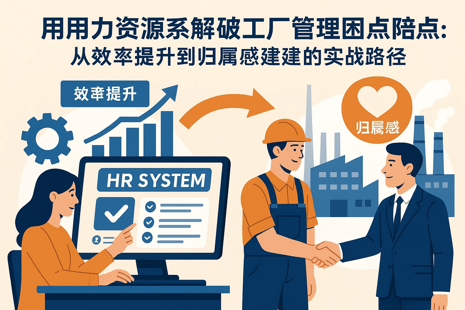 用人力资源系统破解工厂管理痛点：从效率提升到归属感构建的实战路径