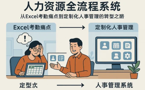 人力资源全流程系统：从Excel考勤痛点到定制化人事管理的转型之路
