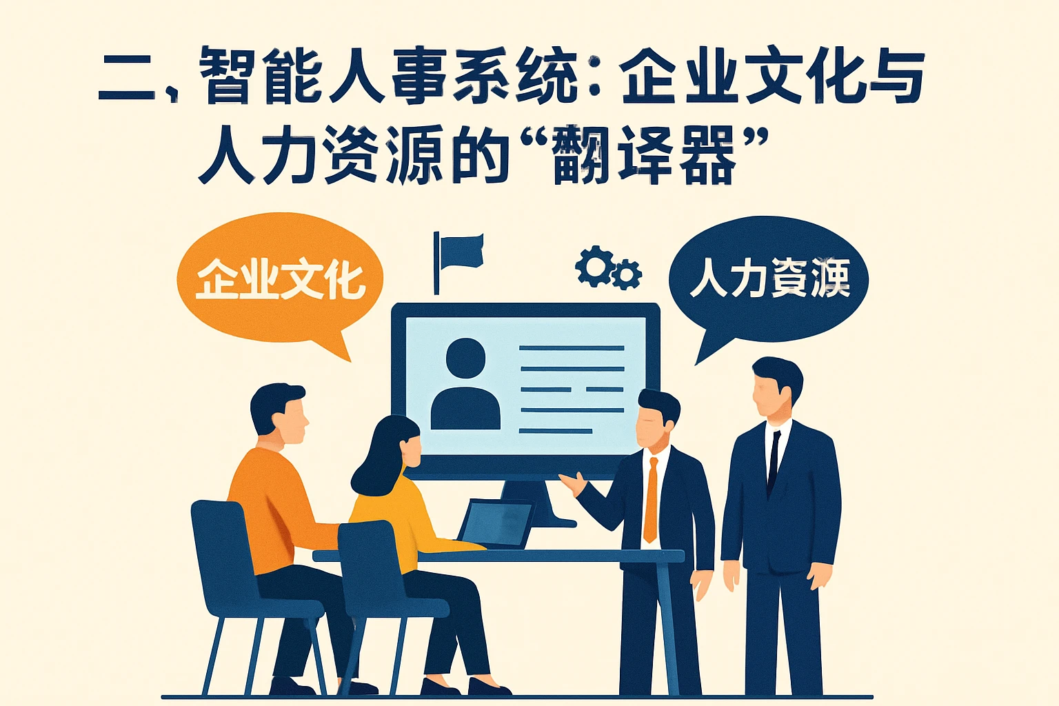 二、智能人事系统：企业文化与人力资源的“翻译器”