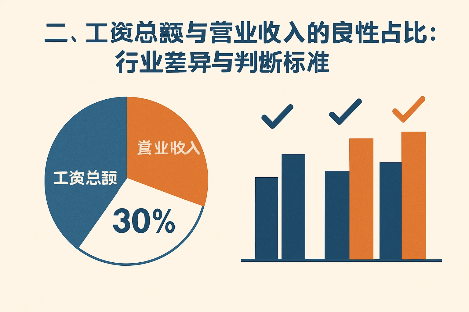 二、工资总额与营业收入的良性占比：行业差异与判断标准