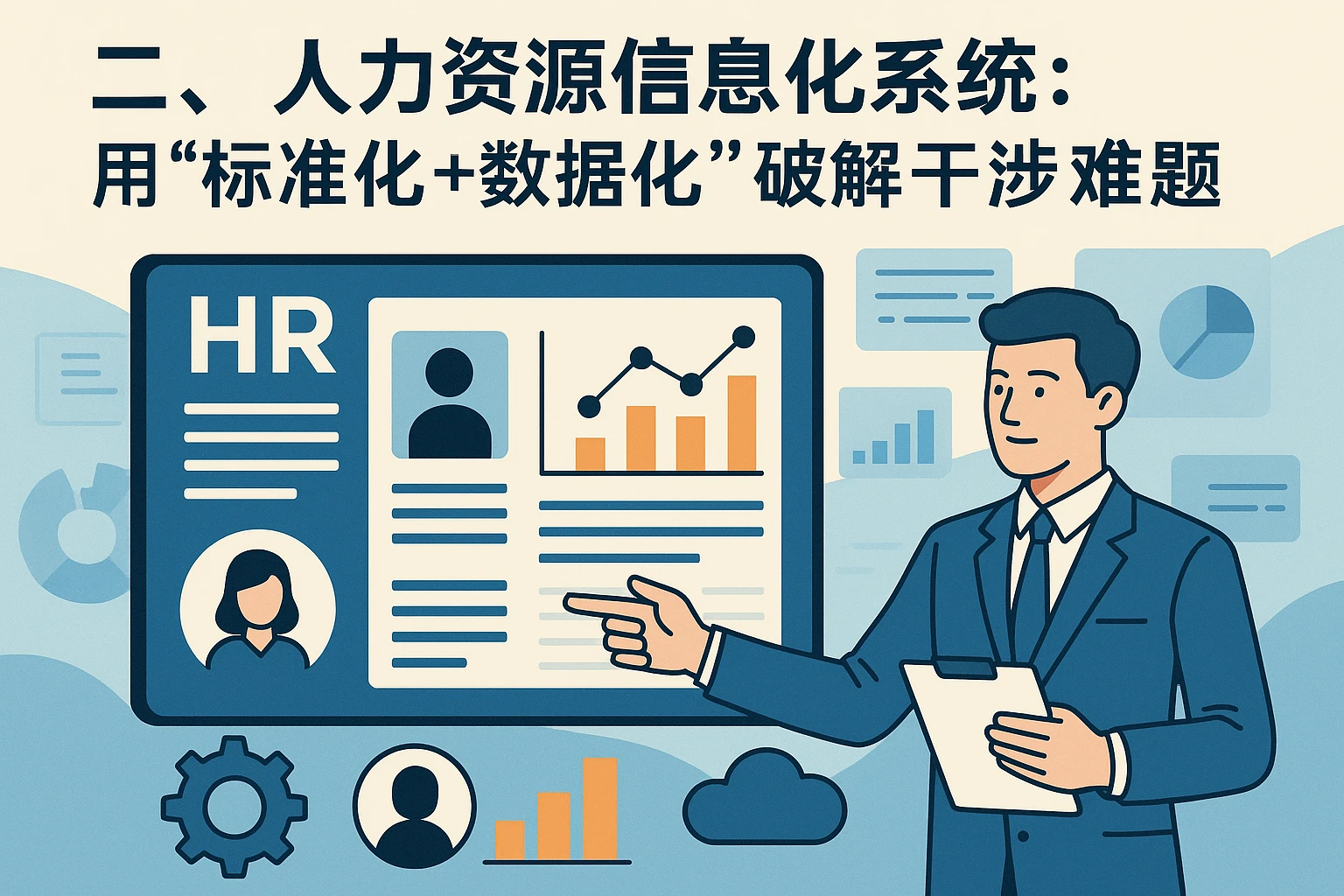 二、人力资源信息化系统：用“标准化+数据化”破解干涉难题