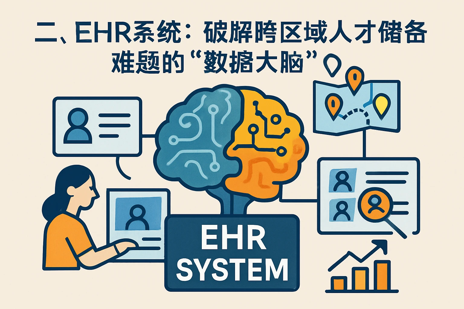 二、EHR系统：破解跨区域人才储备难题的“数据大脑”