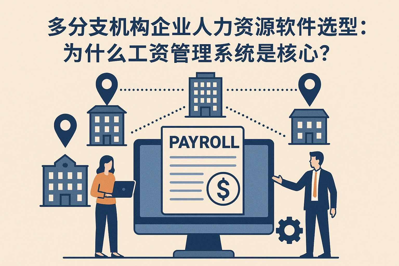 多分支机构企业人力资源软件选型：为什么工资管理系统是核心？