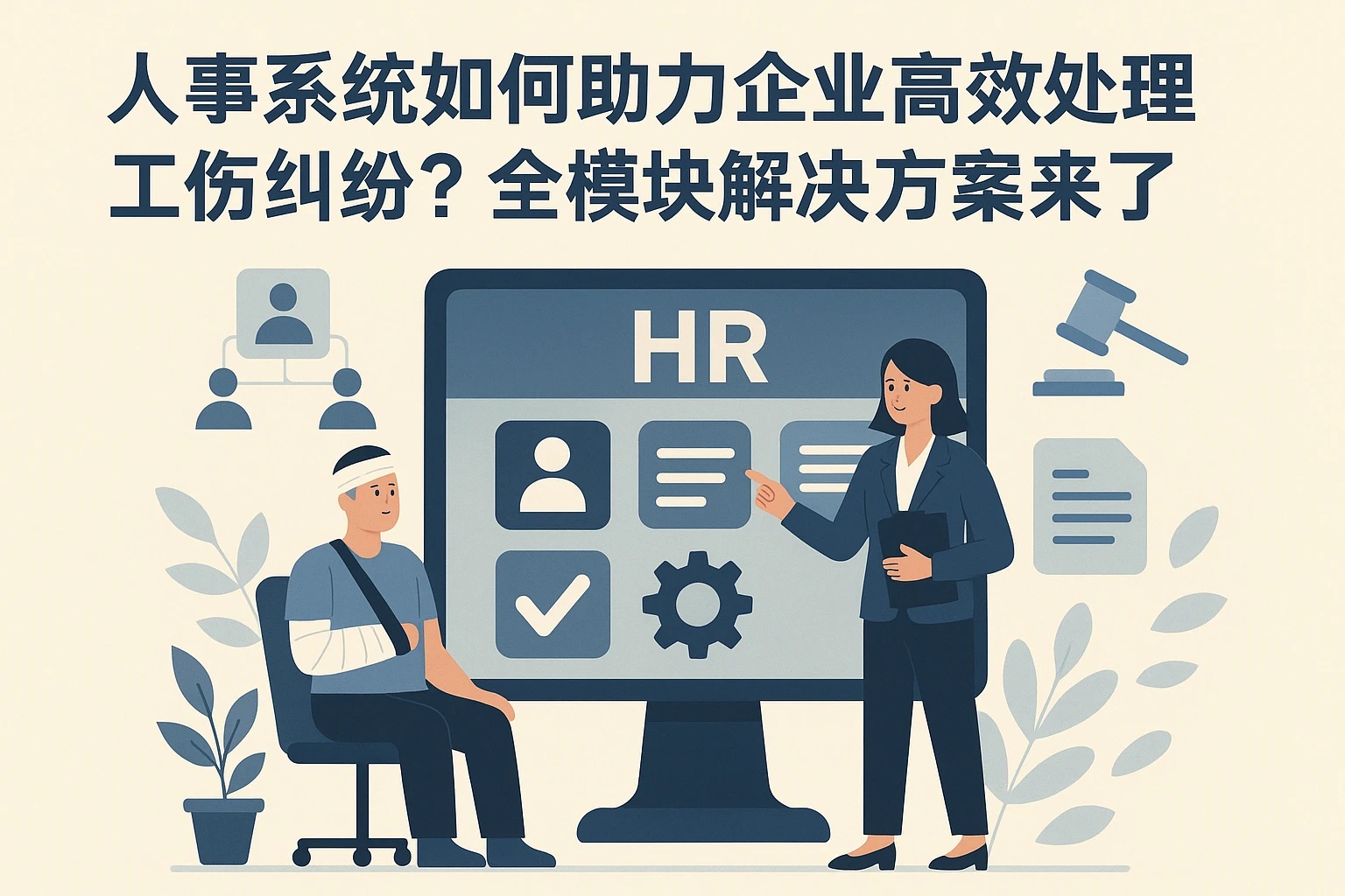 人事系统如何助力企业高效处理工伤纠纷？全模块解决方案来了
