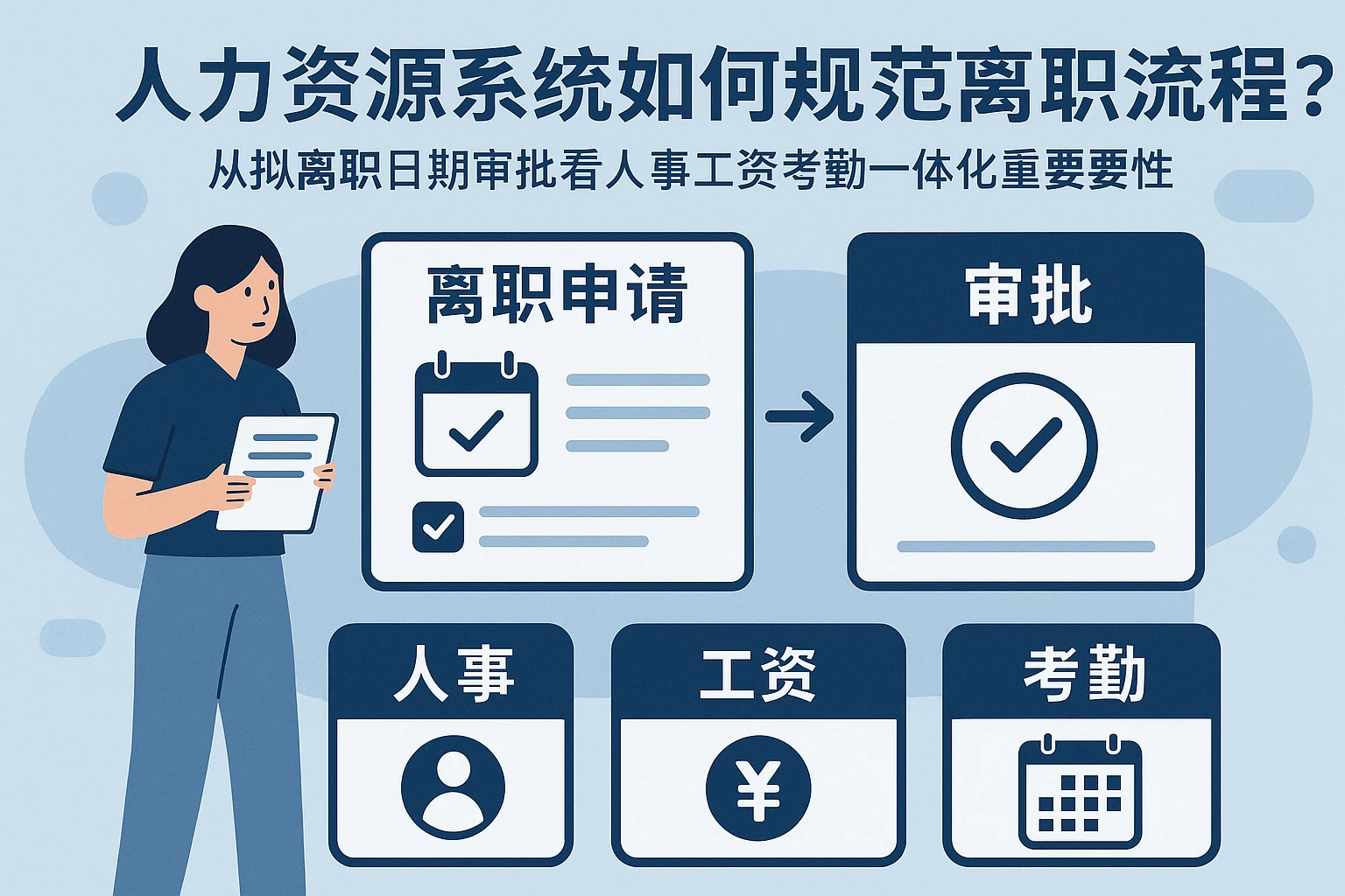 人力资源系统如何规范离职流程？从拟离职日期审批看人事工资考勤一体化的重要性