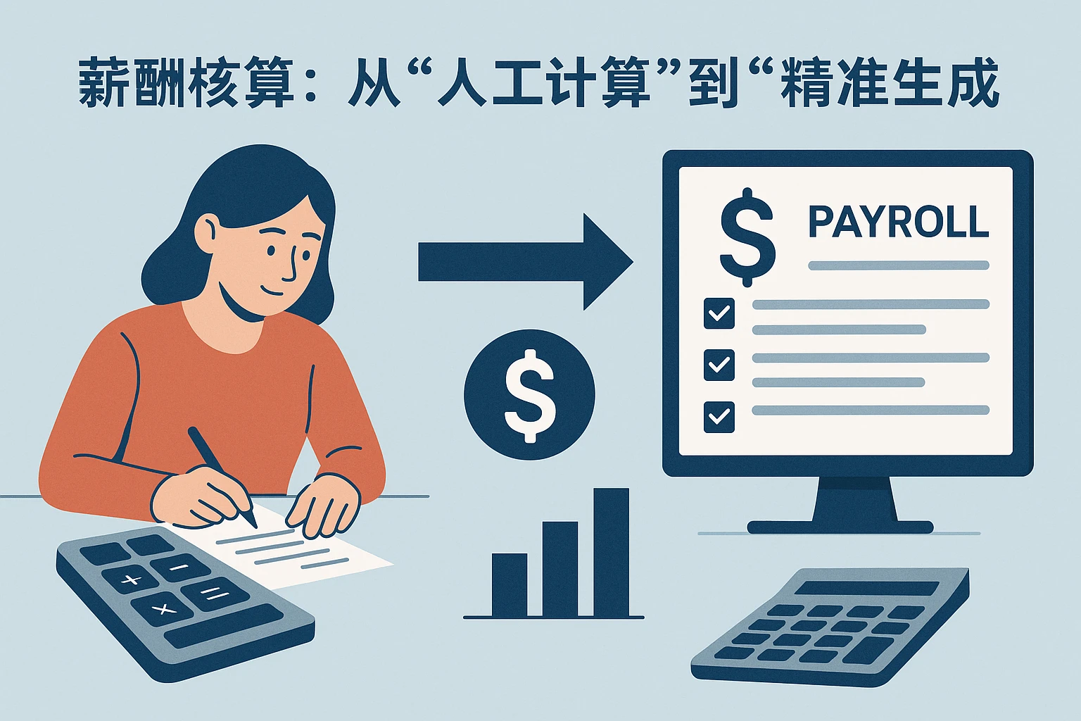 （2）薪酬核算：从“人工计算”到“精准生成”