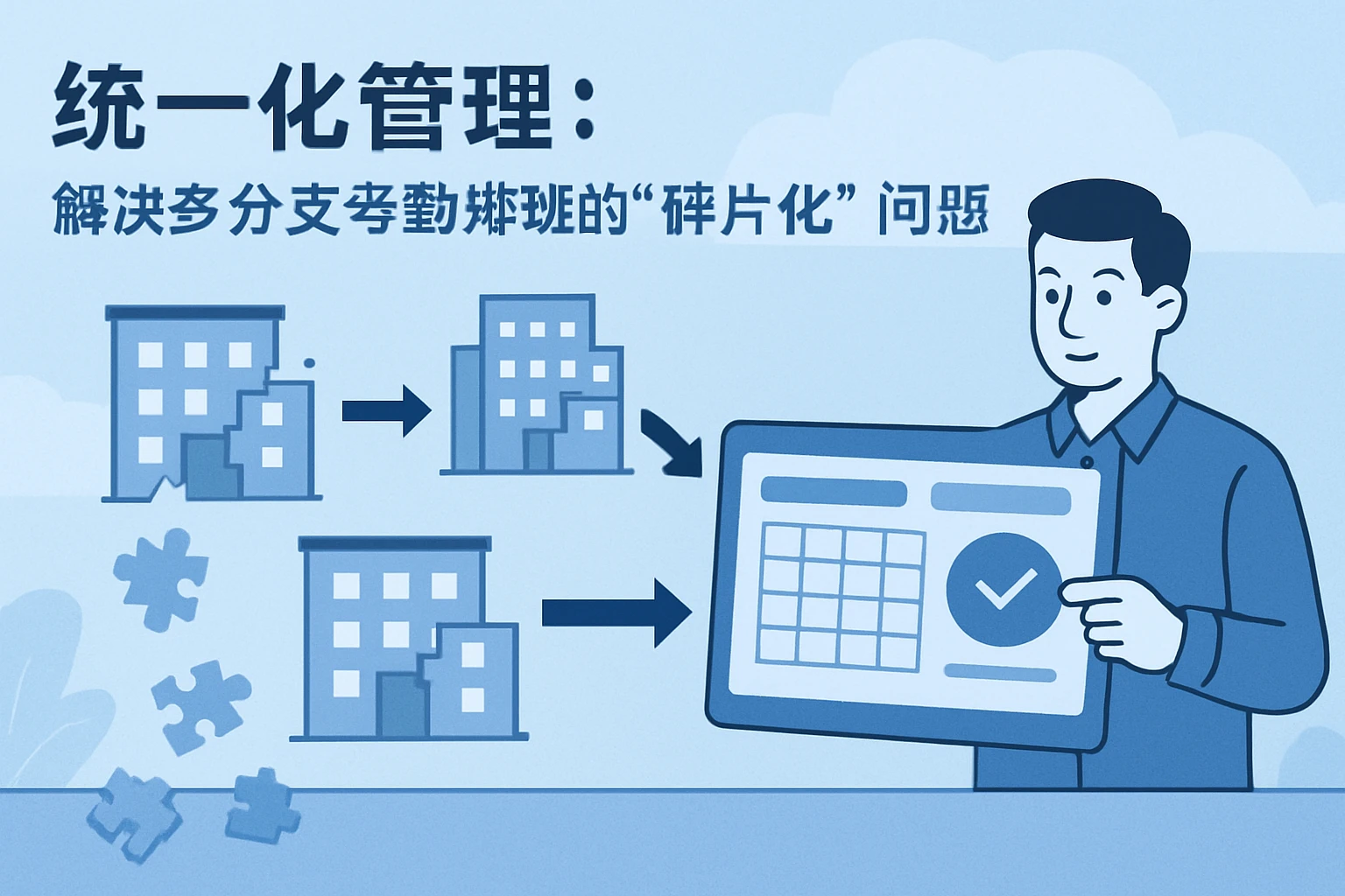 2. 统一化管理：解决多分支考勤排班的“碎片化”问题