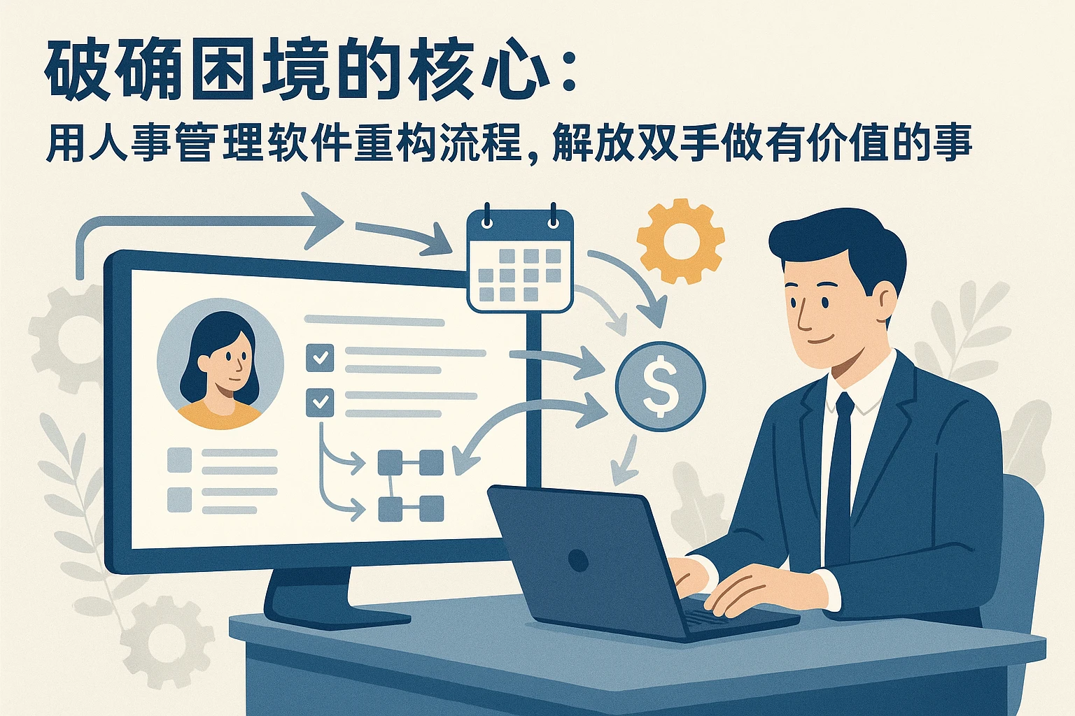 二、破解困境的核心：用人事管理软件重构流程，解放双手做有价值的事