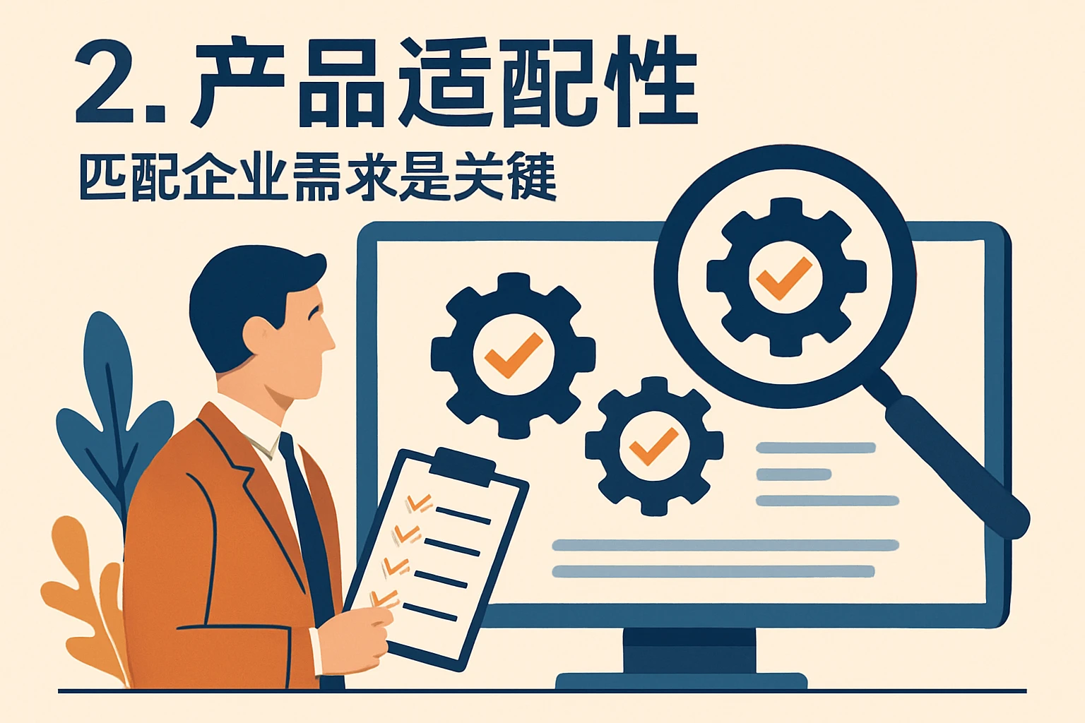 2. 产品适配性：匹配企业需求是关键