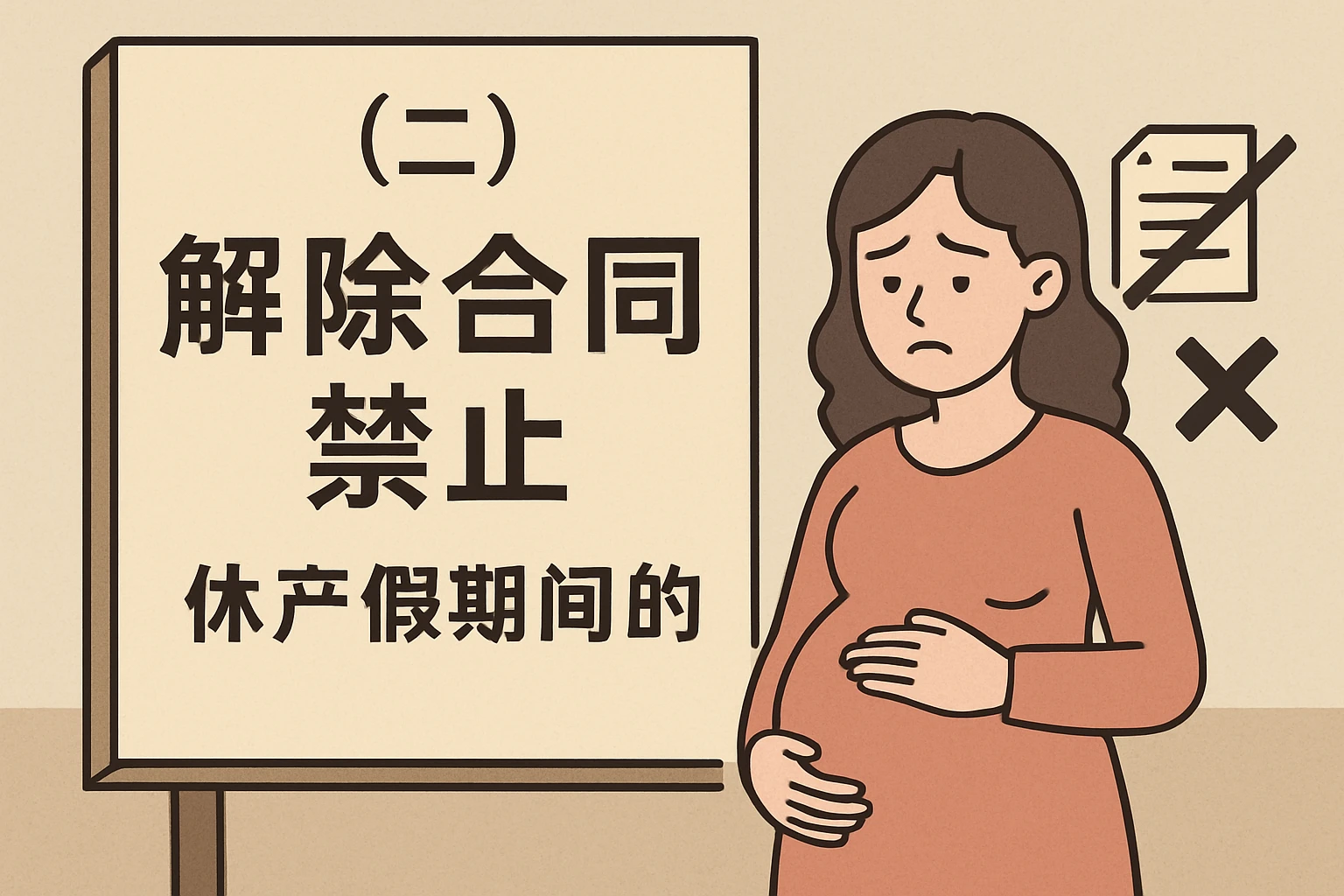 （二）休产假期间的“解除合同禁止”