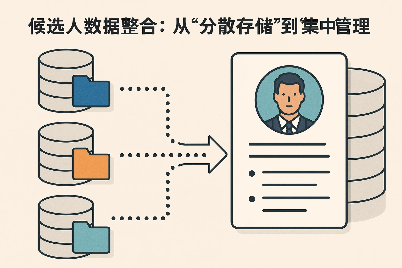 2. 候选人数据整合：从“分散存储”到“集中管理”