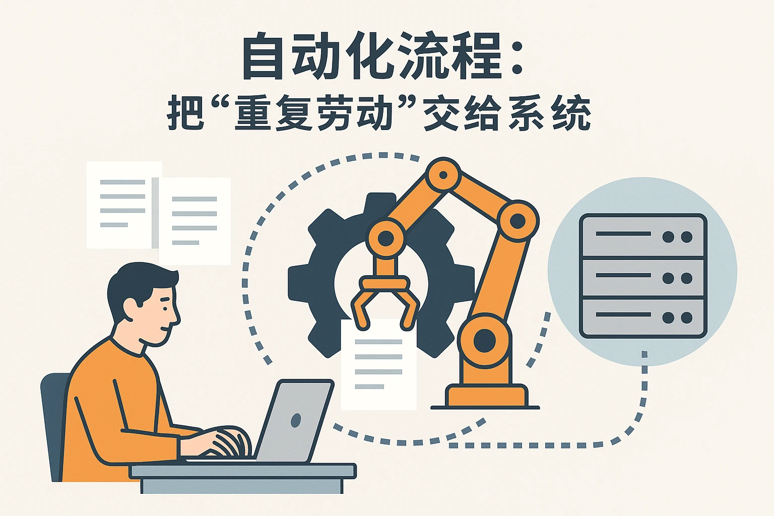 1. 自动化流程：把“重复劳动”交给系统