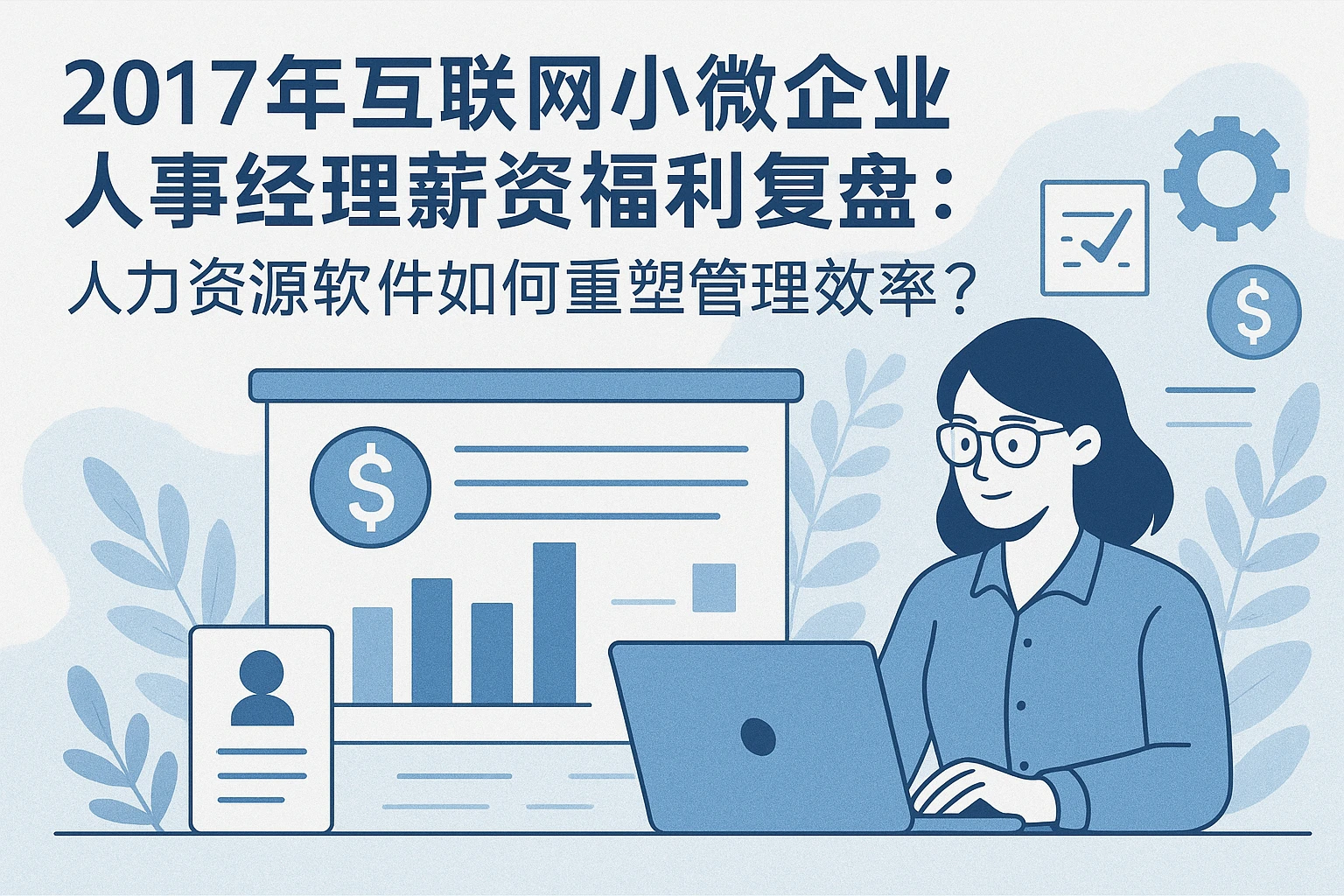 2017年互联网小微企业人事经理薪资福利复盘：人力资源软件如何重塑管理效率？