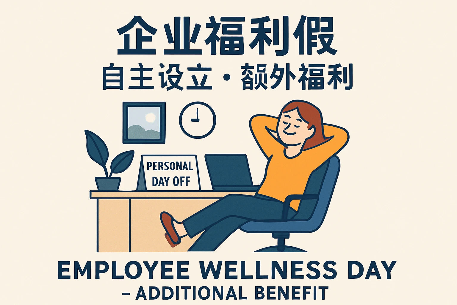 2. 企业福利假：自主设立，额外福利