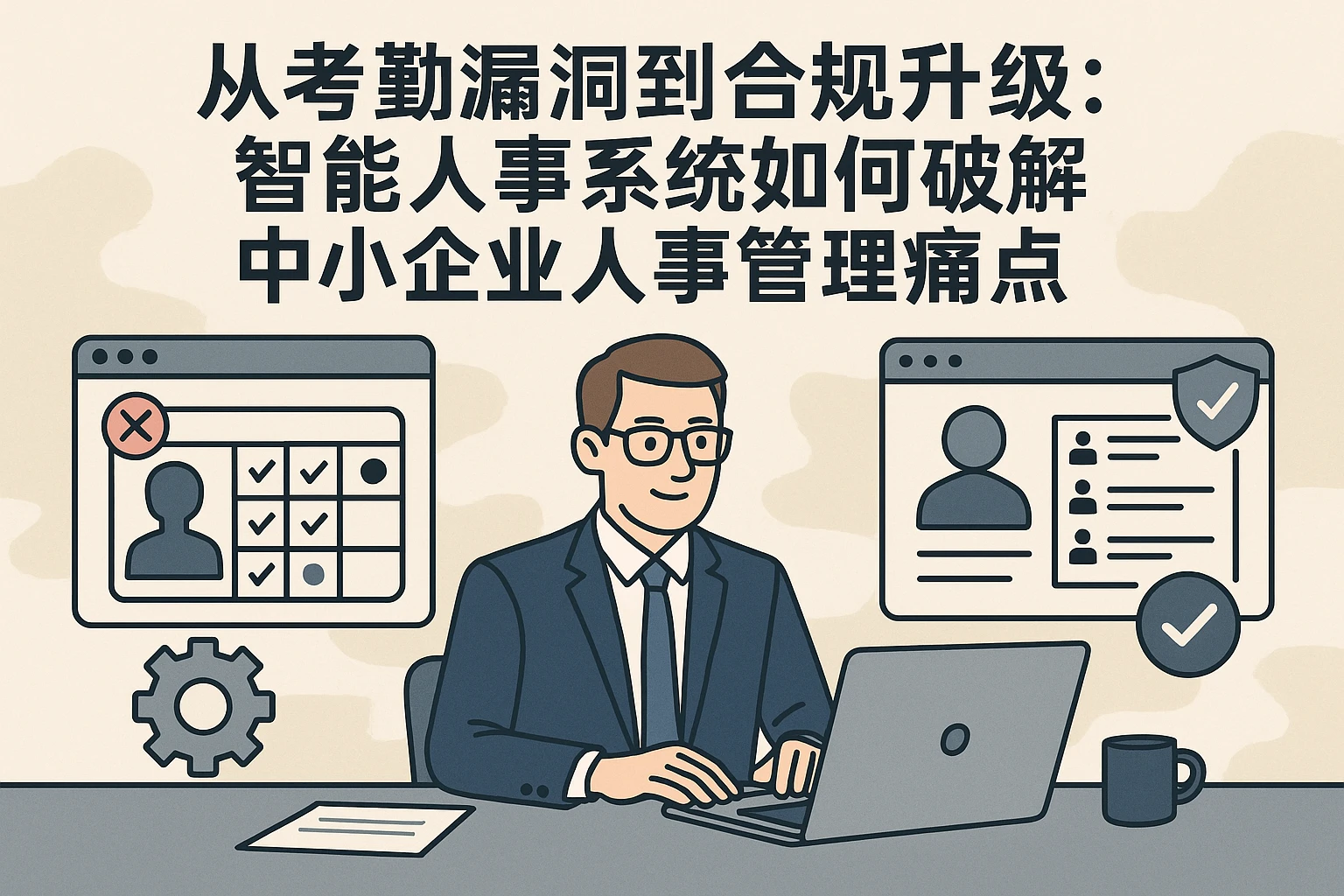 从考勤漏洞到合规升级：智能人事系统如何破解中小企业人事管理痛点