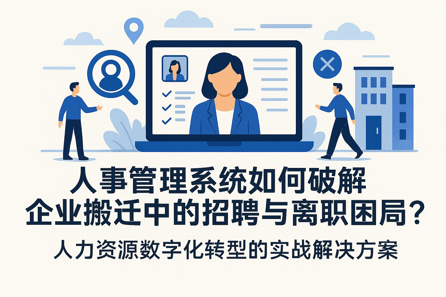 人事管理系统如何破解企业搬迁中的招聘与离职困局？——人力资源数字化转型的实战解决方案